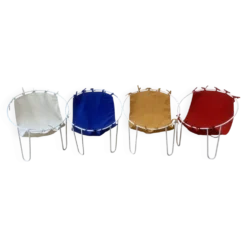 4 Fauteuils d'extérieur - années 1950 - France