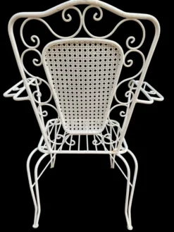 4 fauteuils Provençaux en fer forgé 60’s