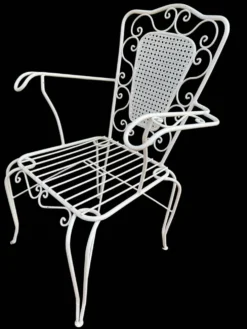4 fauteuils Provençaux en fer forgé 60’s