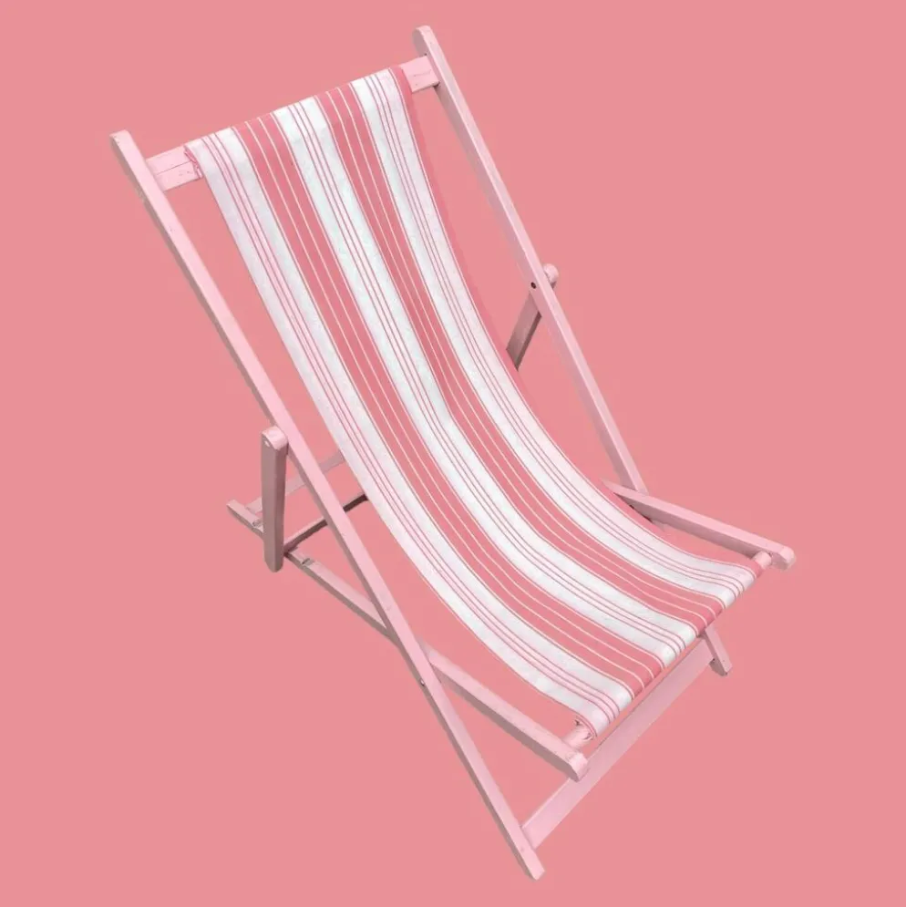 Fauteuil transat pliant vintage