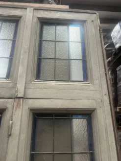 Fenêtre a imposte en vitrail Art Déco vers 1900 XX siècle