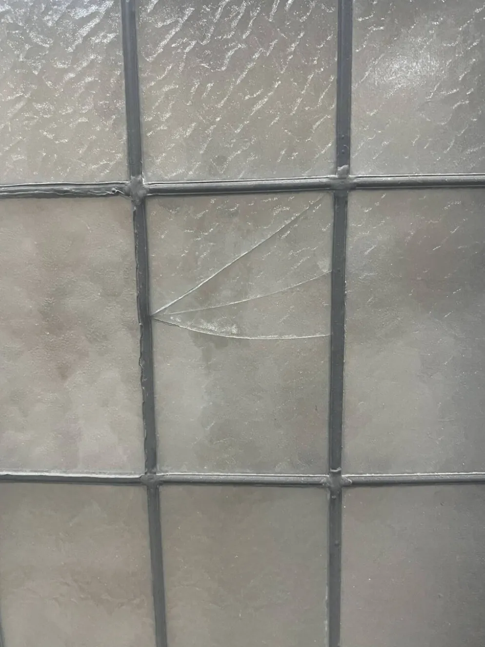 Fenêtre a imposte en vitrail Art Déco vers 1900 XX siècle