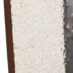 Fenêtre en vitrail géométrique Art Déco 85x24cm