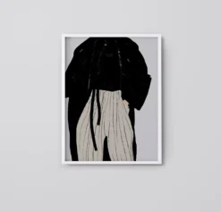 Figure féminine giclée art print, 50x70cm