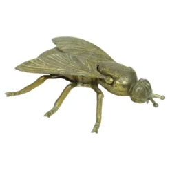Figurine cendrier en cuivre plaqué vintage Italie années soixante