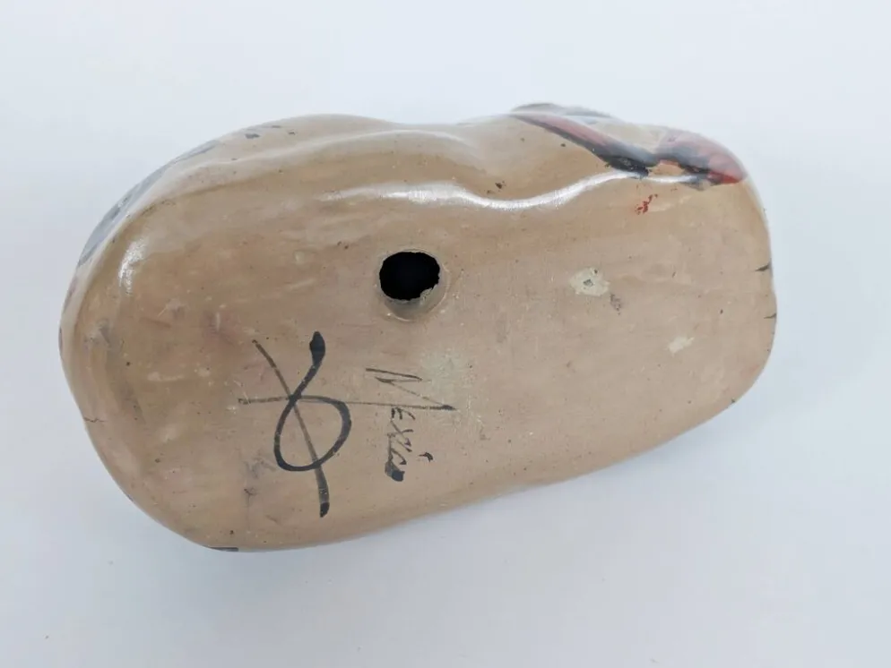 Figurine chat en poterie de Tonalá, Mexique, Art populaire fait main