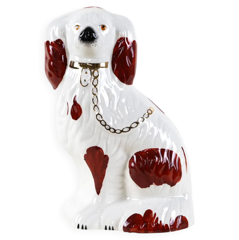 Figurine de chien en céramique, design anglais, années 1960, production : beswick england