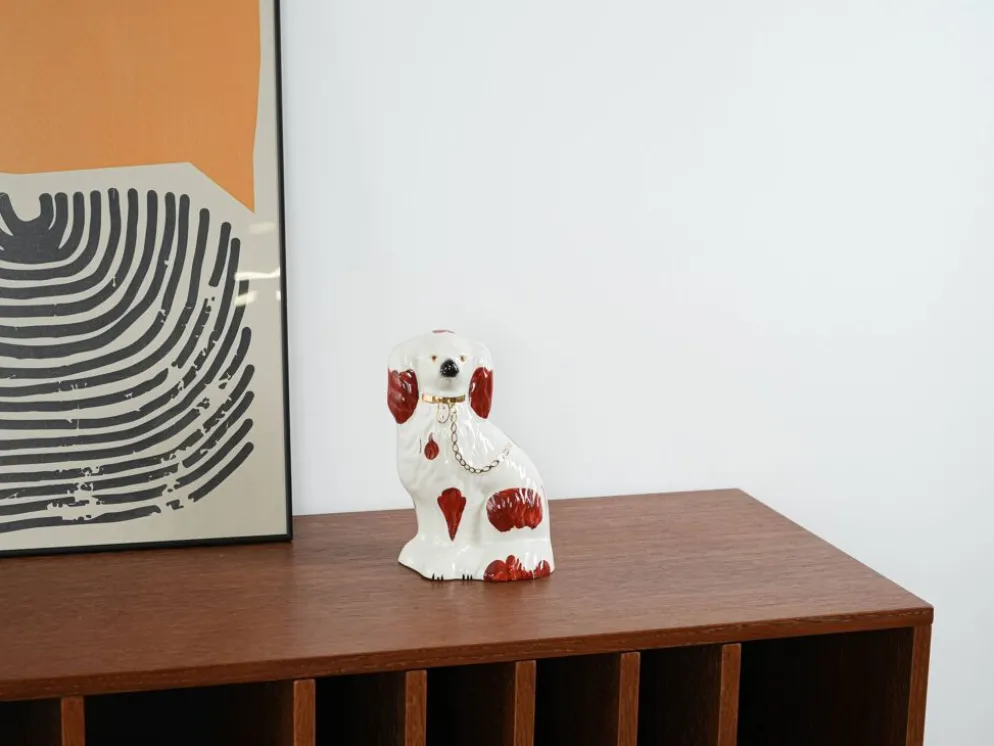 Figurine de chien en céramique, design anglais, années 1960, production : beswick england