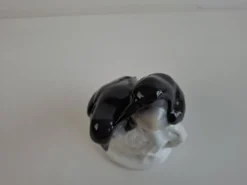 Figurine de pingouin en porcelaine tchèque Art Déco par Pfeiffer & Löwenstein, 1930