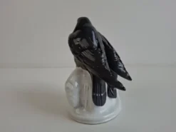 Figurine de pingouin en porcelaine tchèque Art Déco par Pfeiffer & Löwenstein, 1930