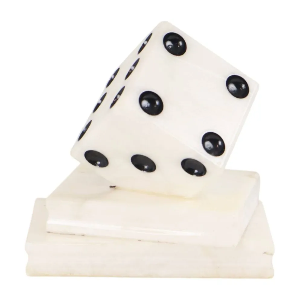 Figurine de presse-papier en albâtre vintage de 15 cm