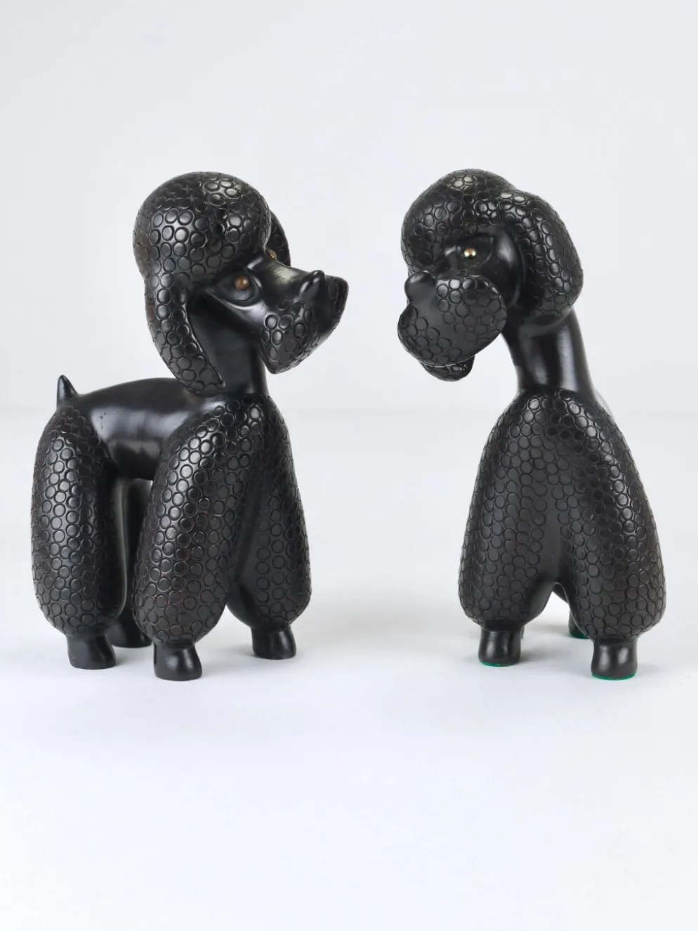 Figurine Sculpture Caniche Charmante par Leopold Anzengruber, Autriche, Années 1950