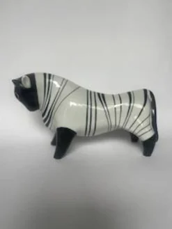 Figurine taureau en porcelaine Cmielow années 60