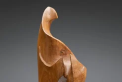 Forme sculpturale en chêne solide