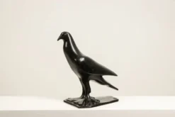 François Pompon, pigeon, sculpture en bronze. Tirage de 2006