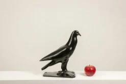 François Pompon, pigeon, sculpture en bronze. Tirage de 2006