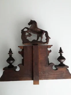 Fronton de meuble en bois 33 cm