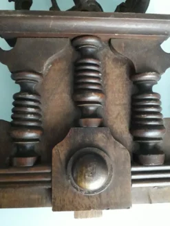 Fronton de meuble en bois 33 cm