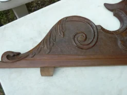 Fronton en bois 95cm de long