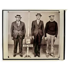Gangsters de New York – 1933 Photographie d'art vintage noir & blanc