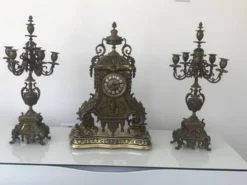 garniture de cheminée Bronze
