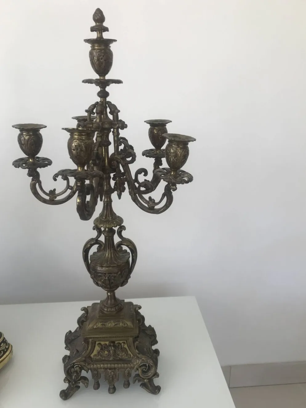 garniture de cheminée Bronze