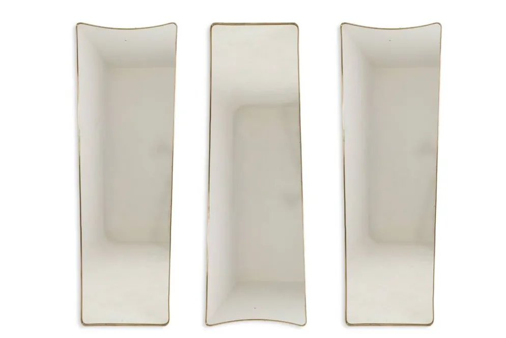 Gio Ponti, dans le style de. Triptyque. Années 1980/90.