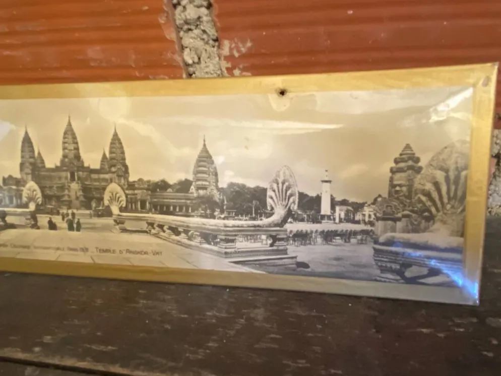 Glacoïde panoramique ancien temple d’angkor-vat expo paris 1931 rare #