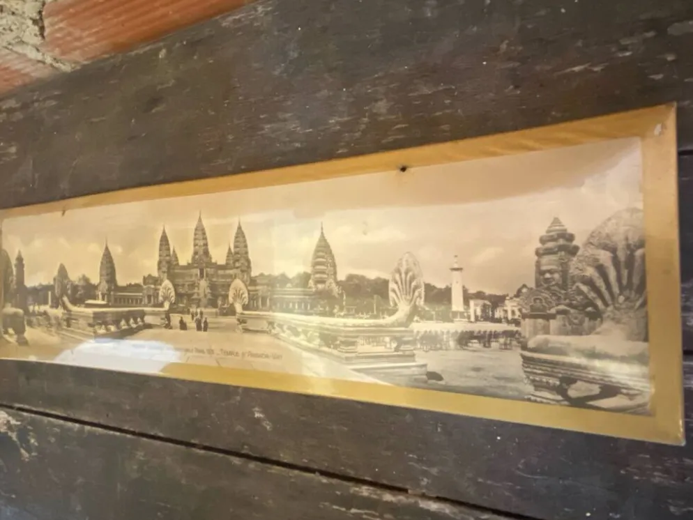 Glacoïde panoramique ancien temple d’angkor-vat expo paris 1931 rare #