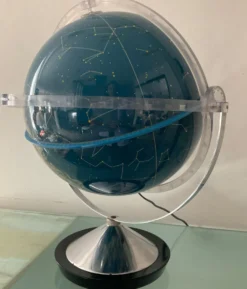 Globe céleste lumineux vintage Italy des années 70