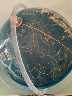 Globe céleste lumineux vintage Italy des années 70