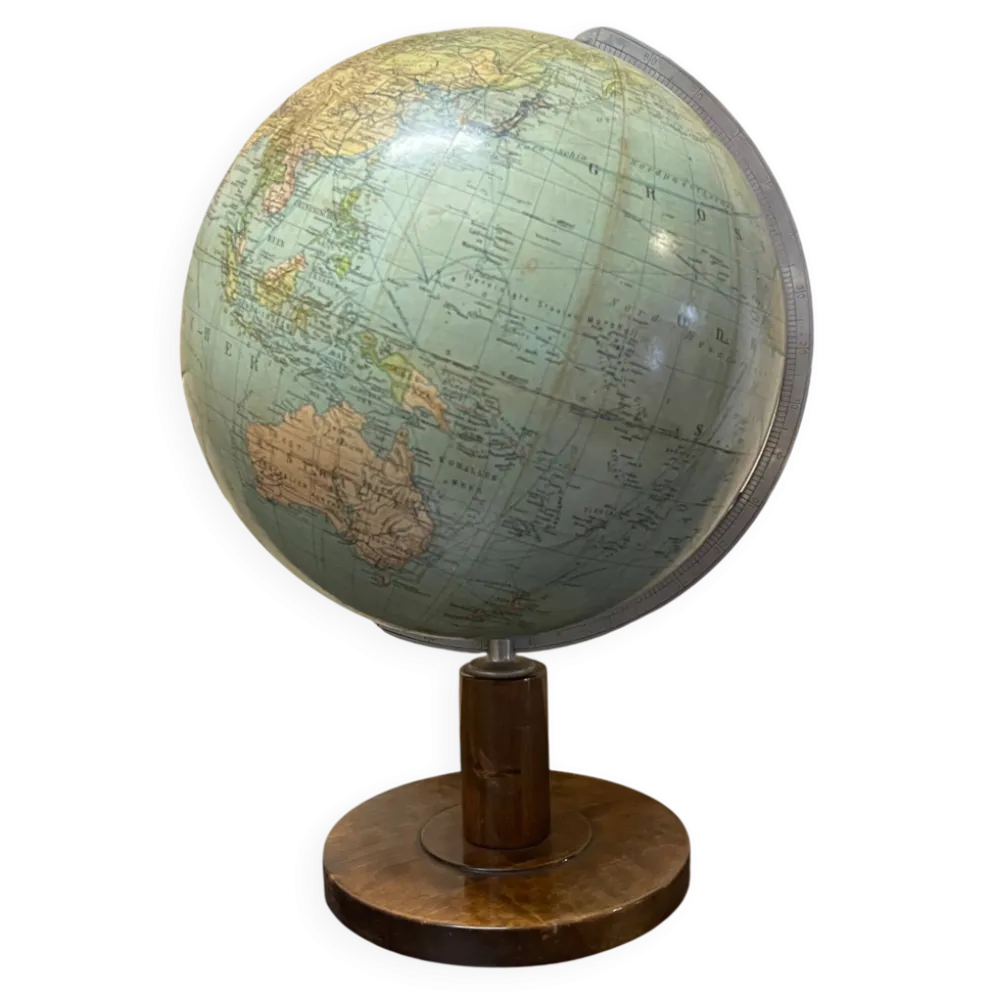Globe de table allemand vintage des années 1950 par les célèbres fabricants Columbus.