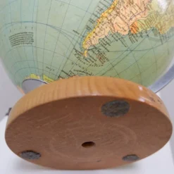 Globe en verre vintage illuminé - Columbus années 1960