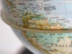 Globe illuminé de l'ère spatiale par Marco Polo pour Südwest Verlag, années 1970.