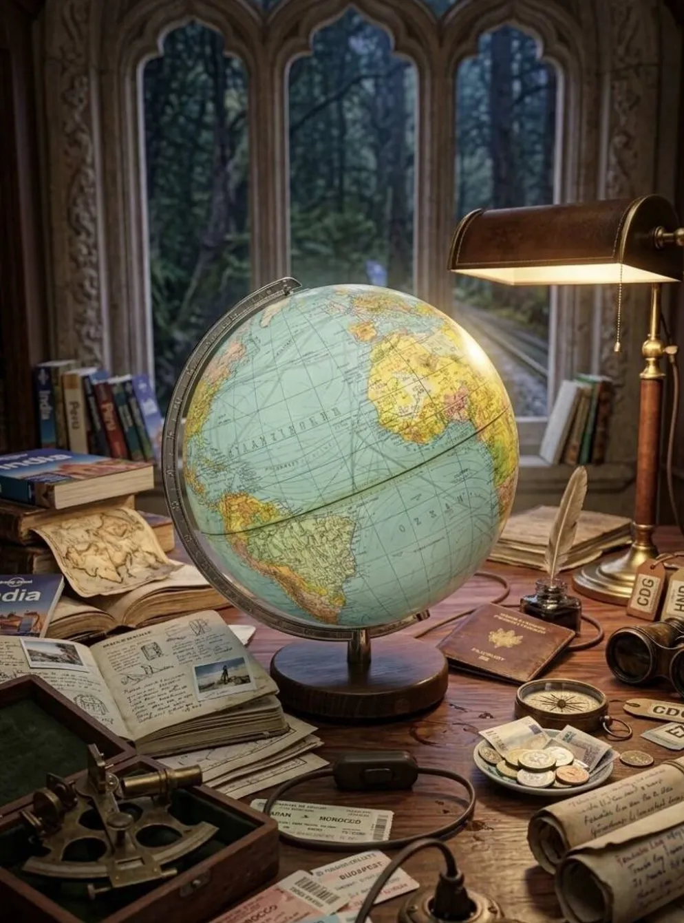 Globe terrestre 1970