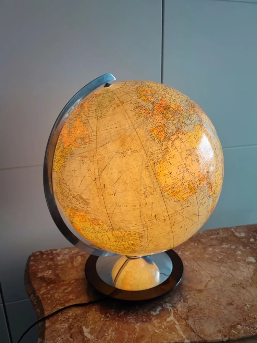 Globe terrestre Colomb