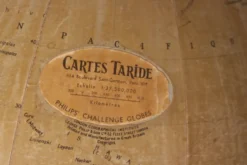 Globe terrestre des années 1960