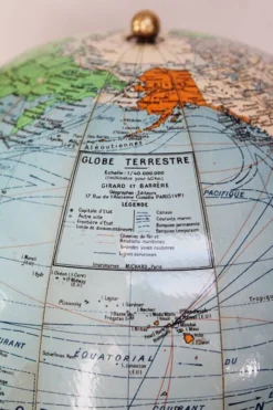 Globe terrestre Girard et Barrère