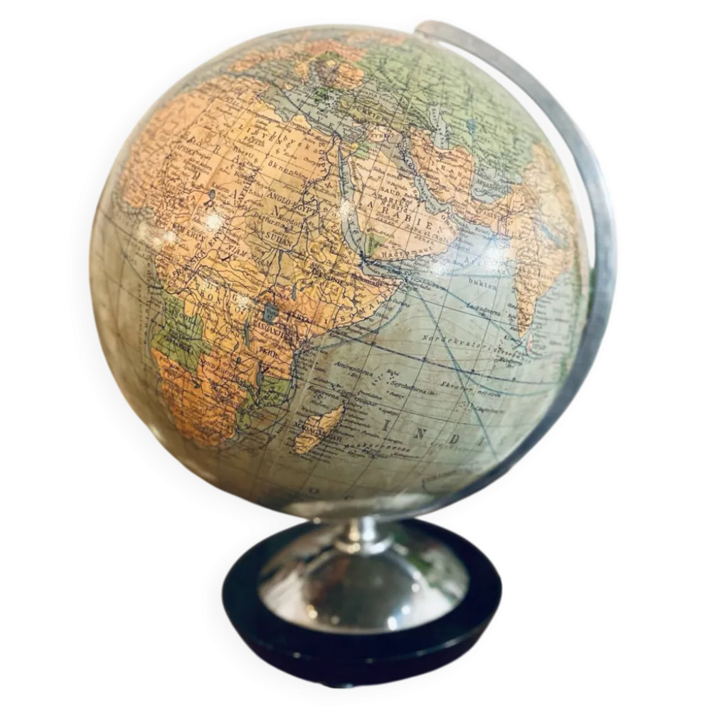 Globe terrestre lumineux Columbus Jordglob, Suède, 1950s