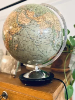 Globe terrestre lumineux Columbus Jordglob, Suède, 1950s