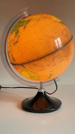 Globe terrestre lumineux made in italy