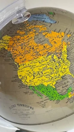 Globe terrestre lumineux made in italy