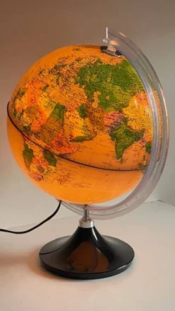 Globe terrestre lumineux made in italy