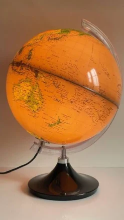 Globe terrestre lumineux made in italy