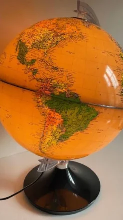 Globe terrestre lumineux made in italy
