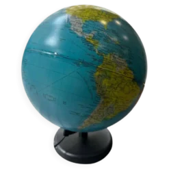 Globe terrestre lumineux vintage