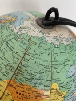 Globe terrestre, mappemonde Girard Barrère, 1960