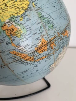 Globe terrestre, mappemonde Girard Barrère, 1960