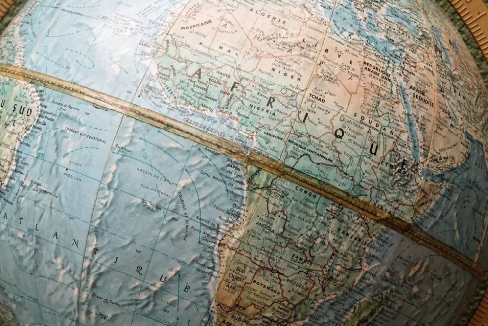 Globe terrestre Scan globe Danemark
