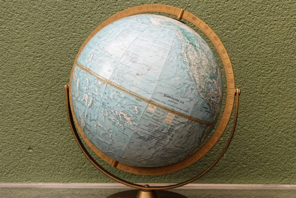 Globe terrestre Scan globe Danemark